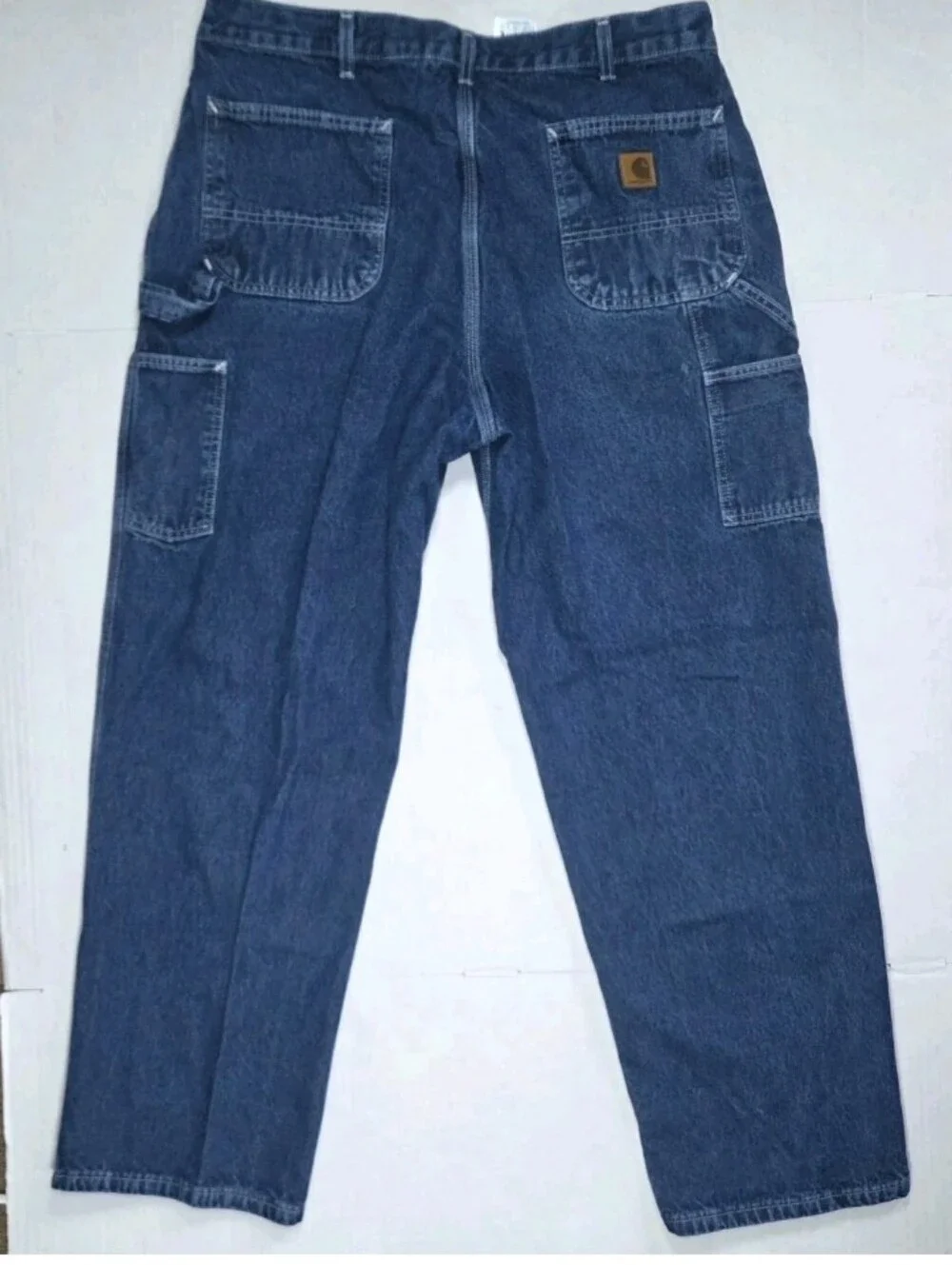 Carhartt Loose Fit Carpenter Jeans B13 Mens Size 38x32 Darkstone Workwear